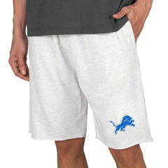 Detroit Lions Concepts Sport Mainstream Terry Shorts Oatmeal | NFL