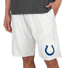 Indianapolis Colts Concepts Sport Mainstream Terry Shorts Oatmeal | NFL