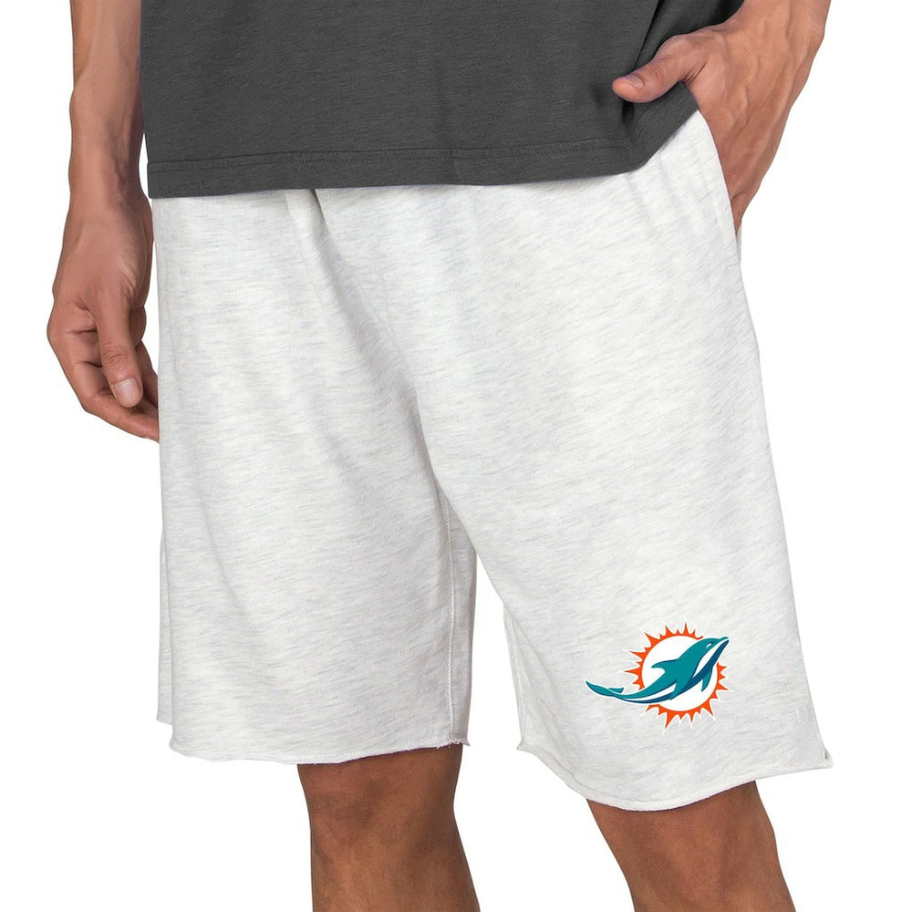Miami Dolphins Concepts Sport Mainstream Terry Shorts Oatmeal | NFL