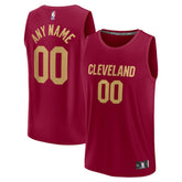 Cleveland Cavaliers Fast Break Custom Jersey Wine Icon Edition - NBA