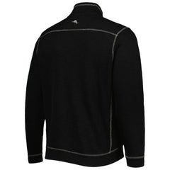 San Diego Padres Tommy Bahama Tobago Bay Tri-Blend Quarter-Zip Sweatshirt - MLB