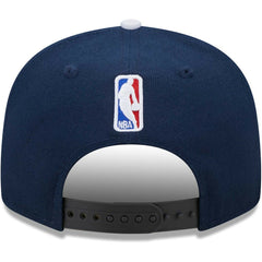 Dallas Mavericks Jersey Hook Statement Edition 9FIFTY Snapback Hat Navy/Gray - NBA