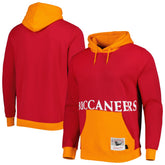 Tampa Bay Buccaneers Big Face 5.0 Pullover Hoodie Red | Mitchell & Ness
