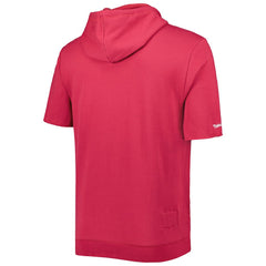 Arizona Cardinals Washed Short Sleeve Pullover Hoodie Cardinal | Mitchell & Ness
