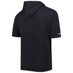 Las Vegas Raiders Washed Short Sleeve Pullover Hoodie Black | Mitchell & Ness