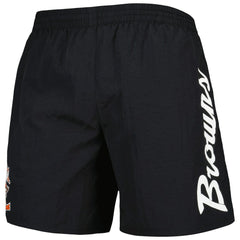 Cleveland Browns Team Essentials Nylon Shorts Black | Mitchell & Ness