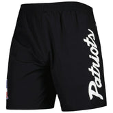 New England Patriots Team Essentials Nylon Shorts Black | Mitchell & Ness
