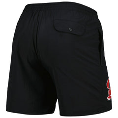 Tampa Bay Buccaneers Team Essentials Nylon Shorts Black | Mitchell & Ness