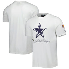 Dallas Cowboys New Era 5x Super Bowl Champions T-Shirt White | NFL