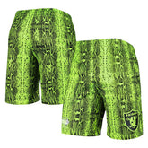 Las Vegas Raiders New Era Summer Pop Shorts Neon Green | NFL
