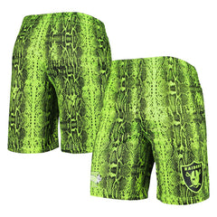 Las Vegas Raiders New Era Summer Pop Shorts Neon Green | NFL