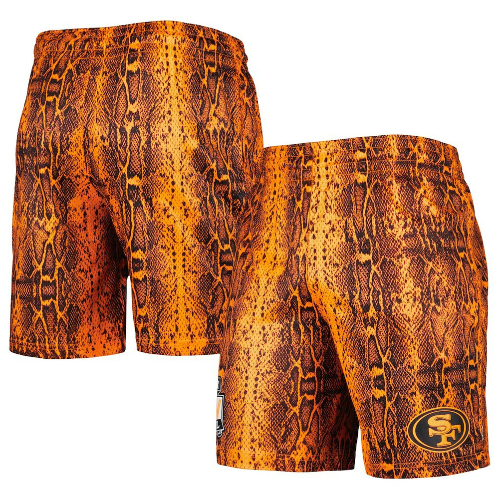 San Francisco 49ers New Era Summer Pop Shorts Orange | NFL