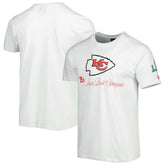 Kansas City Chiefs New Era Historic Champs T-Shirt White | NFL
