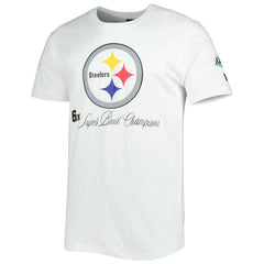 Pittsburgh Steelers New Era Historic Champs T-Shirt White | NFL