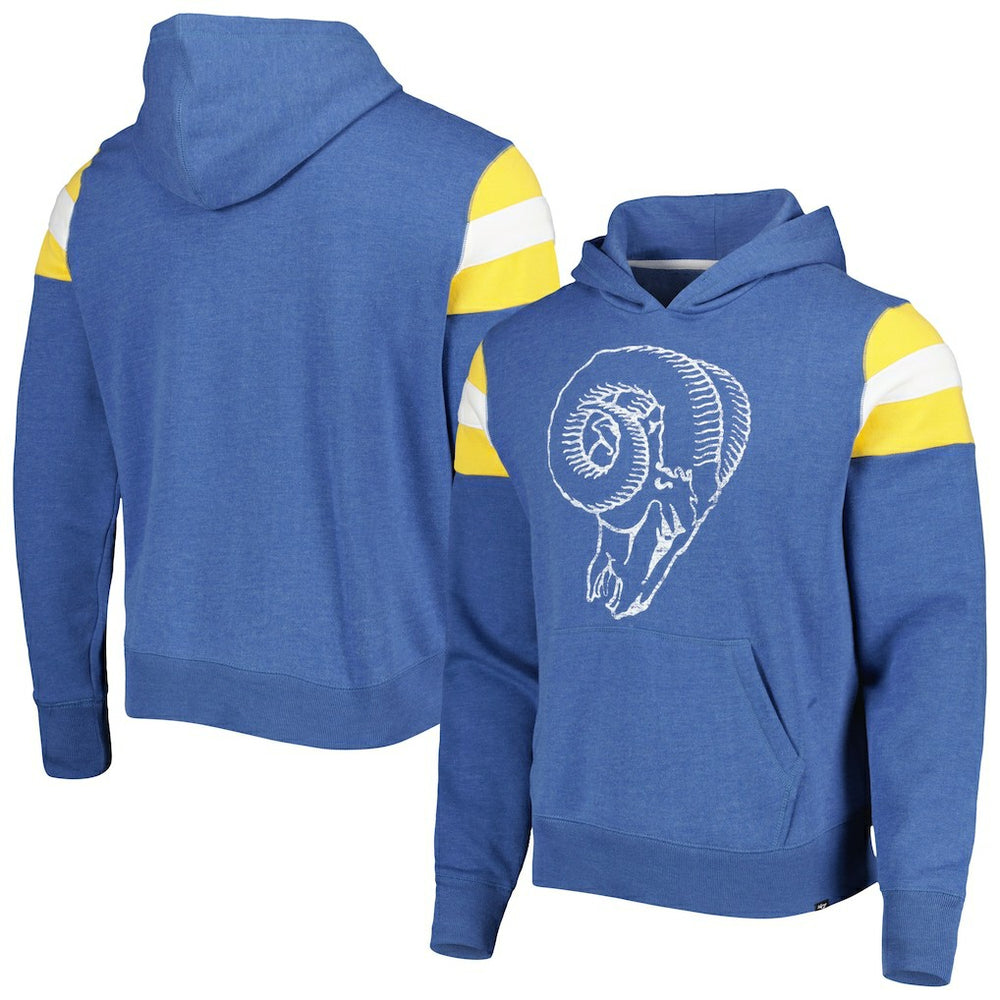 Los Angeles Rams '47 Legacy Premier Nico Pullover Hoodie Royal | 47 brand