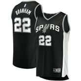 Malaki Branham San Antonio Spurs Fast Break Replica Player Jersey Icon Edition Black - NBA