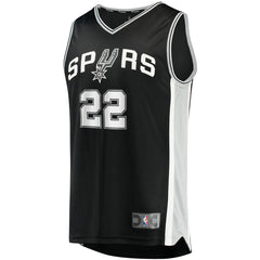 Malaki Branham San Antonio Spurs Fast Break Replica Player Jersey Icon Edition Black - NBA