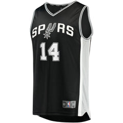 Blake Wesley San Antonio Spurs Fast Break Replica Player Jersey Icon Edition Black - NBA