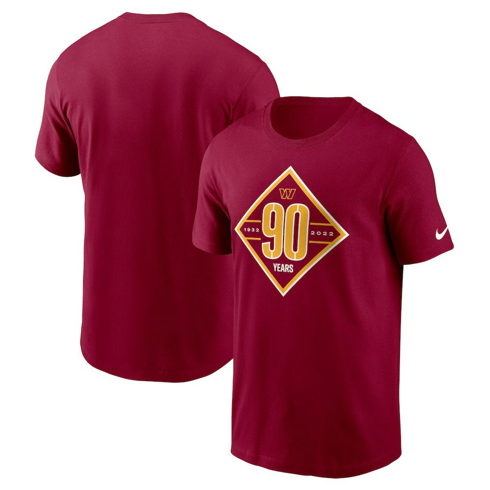 Washington Commanders 90th Anniversary T-Shirt Burgundy | Nike for Sale