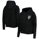 San Francisco Giants The Wild Collective Women's Marble Pullover Hoodie - MLB