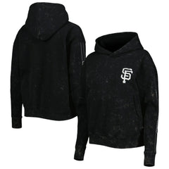 San Francisco Giants The Wild Collective Women's Marble Pullover Hoodie - MLB