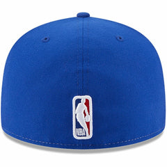 Philadelphia 76ers Back Half 9FIFTY Fitted Hat White/Royal - NBA
