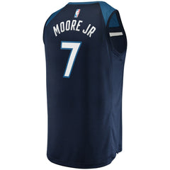 Wendell Moore Jr. Minnesota Timberwolves 2022 NBA Draft First Round Pick Fast Break Replica Player Jersey Icon Edition Navy - NBA