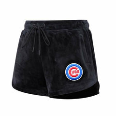 Chicago Cubs Pro Standard Women's Classic Velour Lounge Shorts - MLB