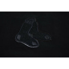 Boston Red Sox Pro Standard Women's Triple Black Cropped Pullover Hoodie Hoodies - MLB