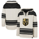 Vegas Golden Knights '47 Rockaway Lace-Up Pullover Hoodie - Oatmeal - NHL