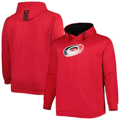 Carolina Hurricanes Big & Tall Fleece Pullover Hoodie - Red - NHL
