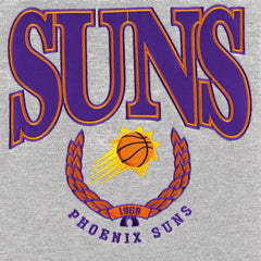 Phoenix Suns Unisex Vintage Throwback Crew Sweatshirt Heather Gray - NBA