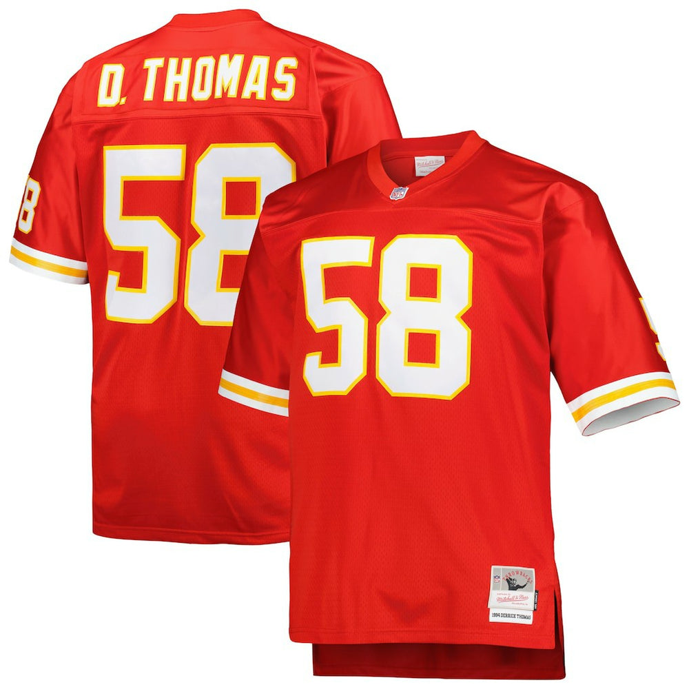 Derrick Thomas Kansas City Chiefs Big & Tall 1994 Retired Player Replica Jersey Red | Mitchell & Ness