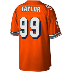 Jason Taylor Miami Dolphins Big & Tall 2004 Retired Player Replica Jersey Orange | Mitchell & Ness