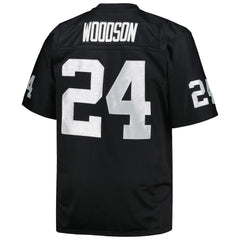 Charles Woodson Las Vegas Raiders Big & Tall 1998 Retired Player Replica Jersey Black | Mitchell & Ness