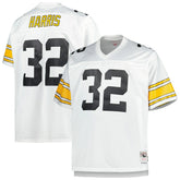 Franco Harris Pittsburgh Steelers Big & Tall 1976 Retired Player Replica Jersey White | Mitchell & Ness