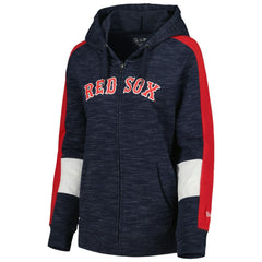 Boston Red Sox New Era Women's Colorblock Full-Zip Hoodie - MLB