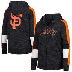 San Francisco Giants New Era Women's Colorblock Full-Zip Hoodie - MLB
