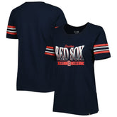 Boston Red Sox New Era Women's Team Stripe T-Shirt - MLB