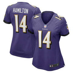 Kyle Hamilton Baltimore Ravens Women's Player Game Jersey Purple | Nike for Sale