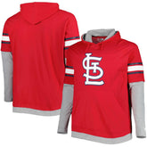 St. Louis Cardinals New Era Big & Tall Twofer Pullover Hoodie - MLB