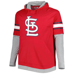 St. Louis Cardinals New Era Big & Tall Twofer Pullover Hoodie - MLB