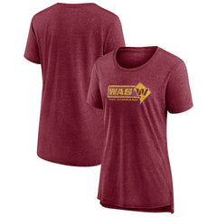 Washington Commanders Women's Hometown First Down T-Shirt Heather Burgundy | Fanatics