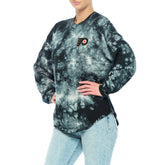 Philadelphia Flyers Fanatics Women's Crystal-Dye Long Sleeve T-Shirt - Black - NHL