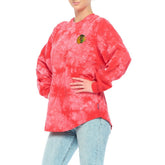 Chicago Blackhawks Fanatics Women's Crystal-Dye Long Sleeve T-Shirt - Red - NHL