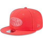 San Francisco 49ers New Era Color Pack Brights 9FIFTY Snapback Hat Scarlet | NFL