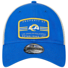 Los Angeles Rams New Era Property Trucker 9TWENTY Adjustable Hat Royal | NFL