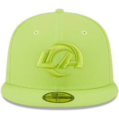 Los Angeles Rams New Era Color Pack Brights 59FIFTY Fitted Hat Neon Green | NFL
