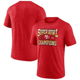 San Francisco 49ers Hometown Old-Fashioned Super Bowl XVI Champions Tri-Blend T-Shirt Scarlet | NFL