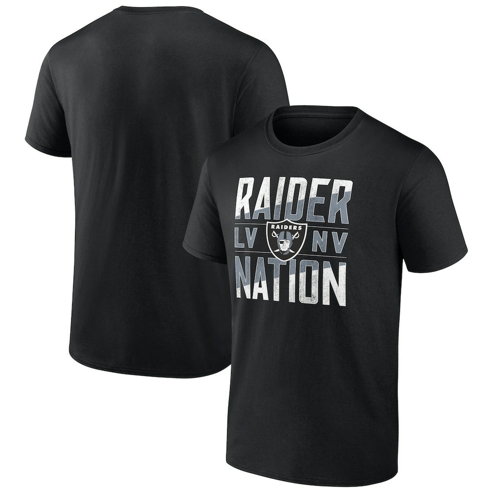 Las Vegas Raiders Hometown Collection Prime Time T-Shirt Black | NFL